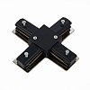 ST002.449.00 Коннектор X-образный ST-Luce Черный БЭЙС 100_100_2951743